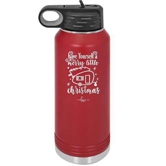 Have Yourself a Merry Little Camper - Laser Engraved Stainless Steel Drinkware - 1647 -