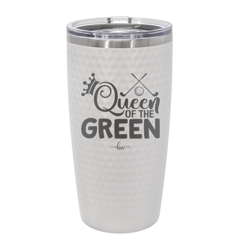 Queen of the Green Woman Golf 3 - Laser Engraved Stainless Steel Drinkware - 1674 -