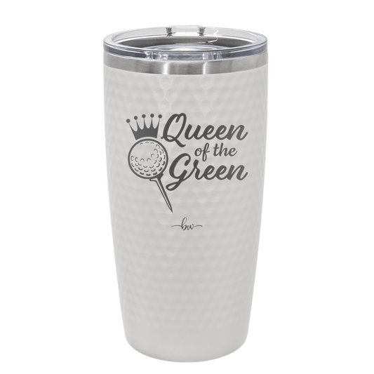 Queen of the Green Woman Golf 4 - Laser Engraved Stainless Steel Drinkware - 1675 -