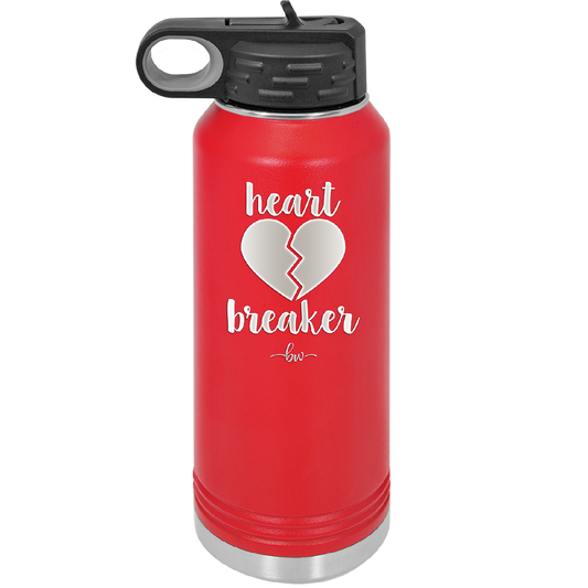 Heart Breaker - Laser Engraved Stainless Steel Drinkware - 1704 -