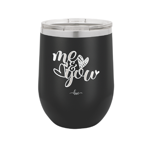 Me and You Hearts - Laser Engraved Stainless Steel Drinkware - 1712 -