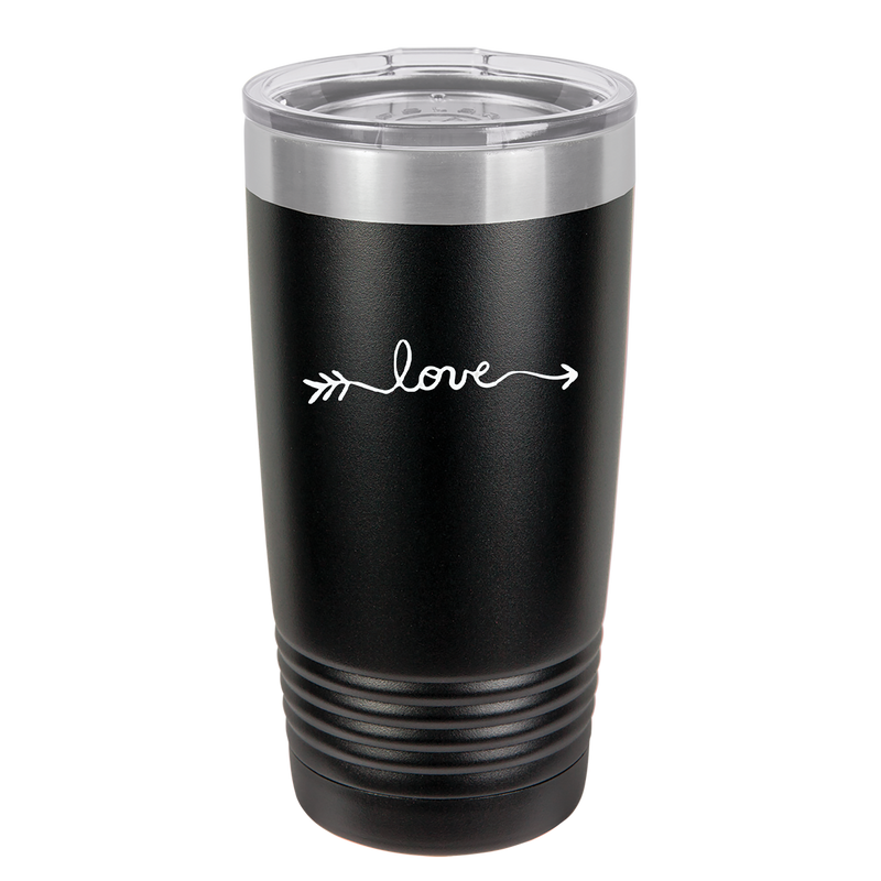 Love Arrow - Laser Engraved Stainless Steel Drinkware - 1726 -