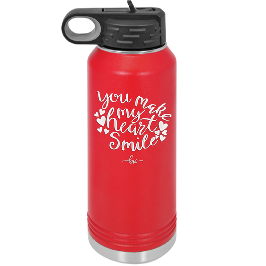 You Make My Heart Smile - Laser Engraved Stainless Steel Drinkware - 1734 -