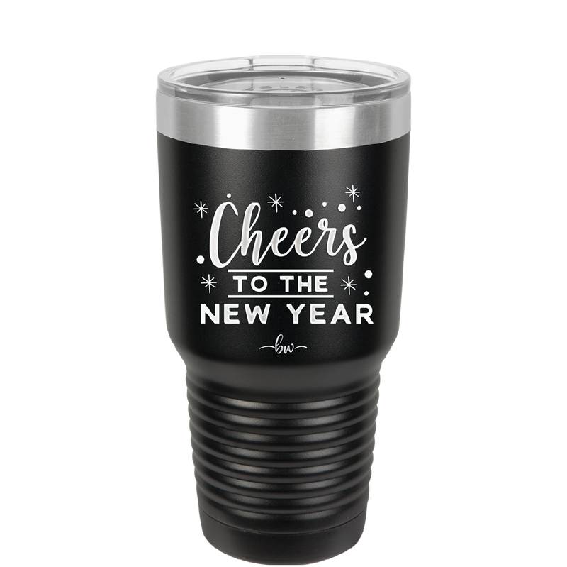 Cheers to the New Year - Laser Engraved Stainless Steel Drinkware - 1737 -