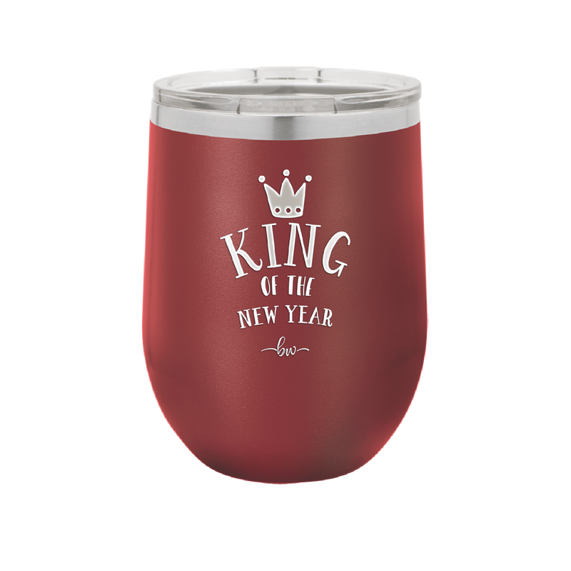 King of the New Year - Laser Engraved Stainless Steel Drinkware - 1739 -