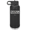 32 oz water bottle 2023 countdown- black