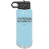 32 oz water bottle 2023 countdown-  sky