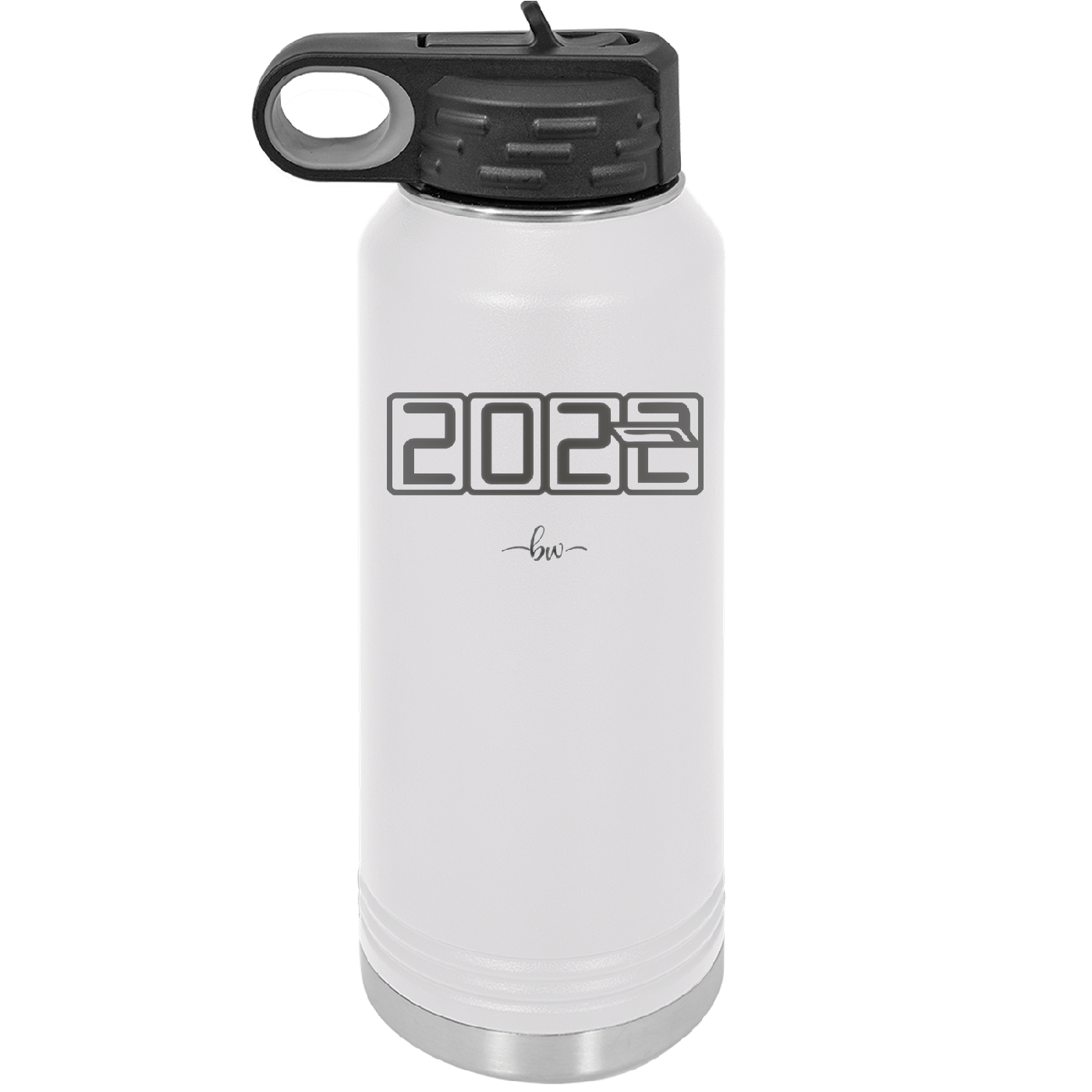 32 oz water bottle 2023 countdown-  white