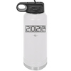 32 oz water bottle 2023 countdown-  white