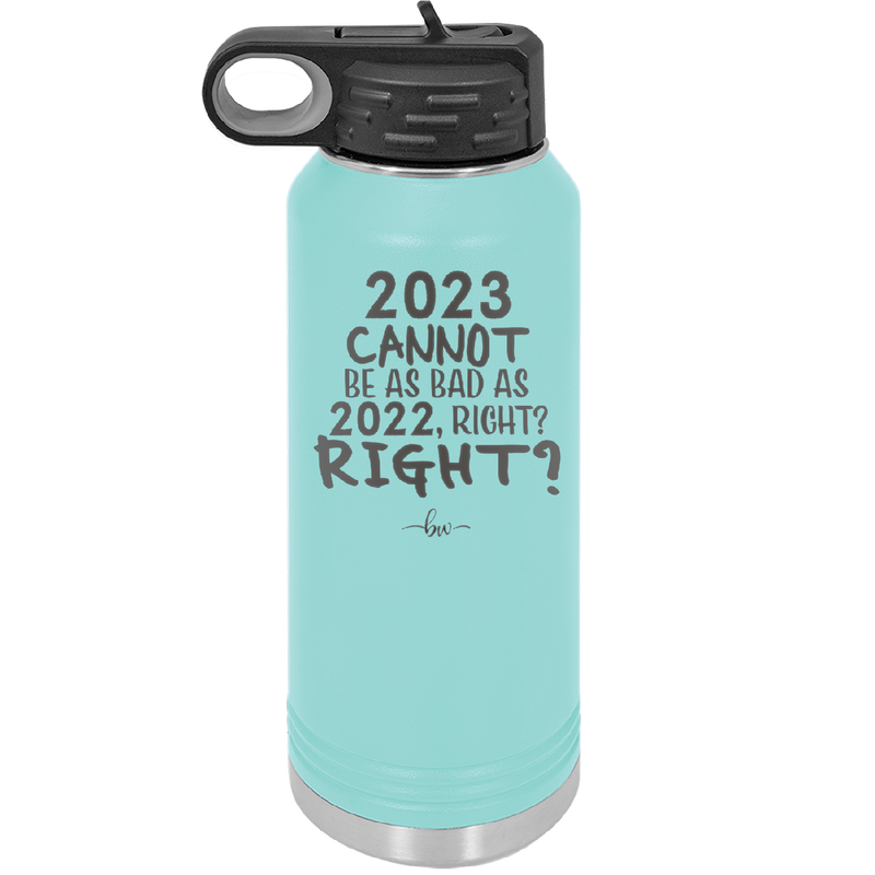 32 oz water bottle 2023 cannot be as bas as 2022, right?right? -  seafoam