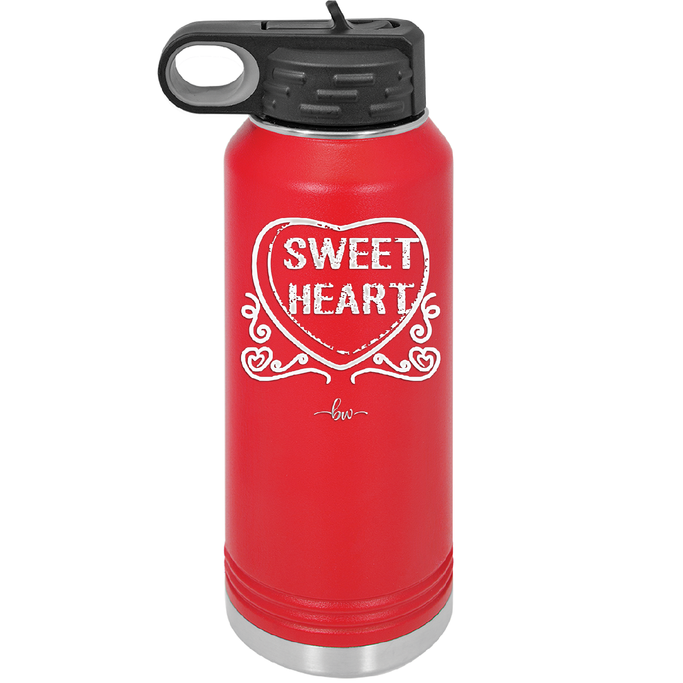 Candy Heart Sweet Heart - Laser Engraved Stainless Steel Drinkware - 1777 -