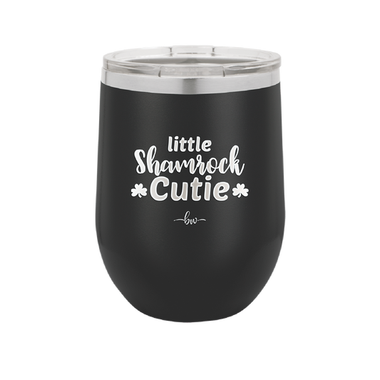Little Shamrock Cutie - Laser Engraved Stainless Steel Drinkware - 1814 -