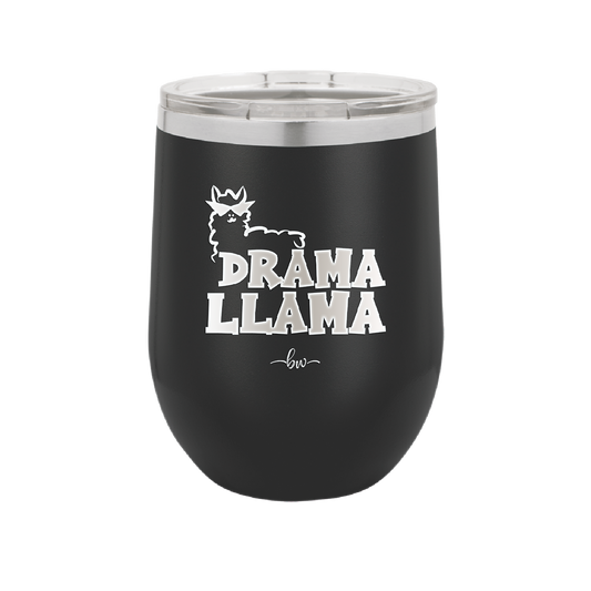 Drama Llama - Laser Engraved Stainless Steel Drinkware - 1866 -