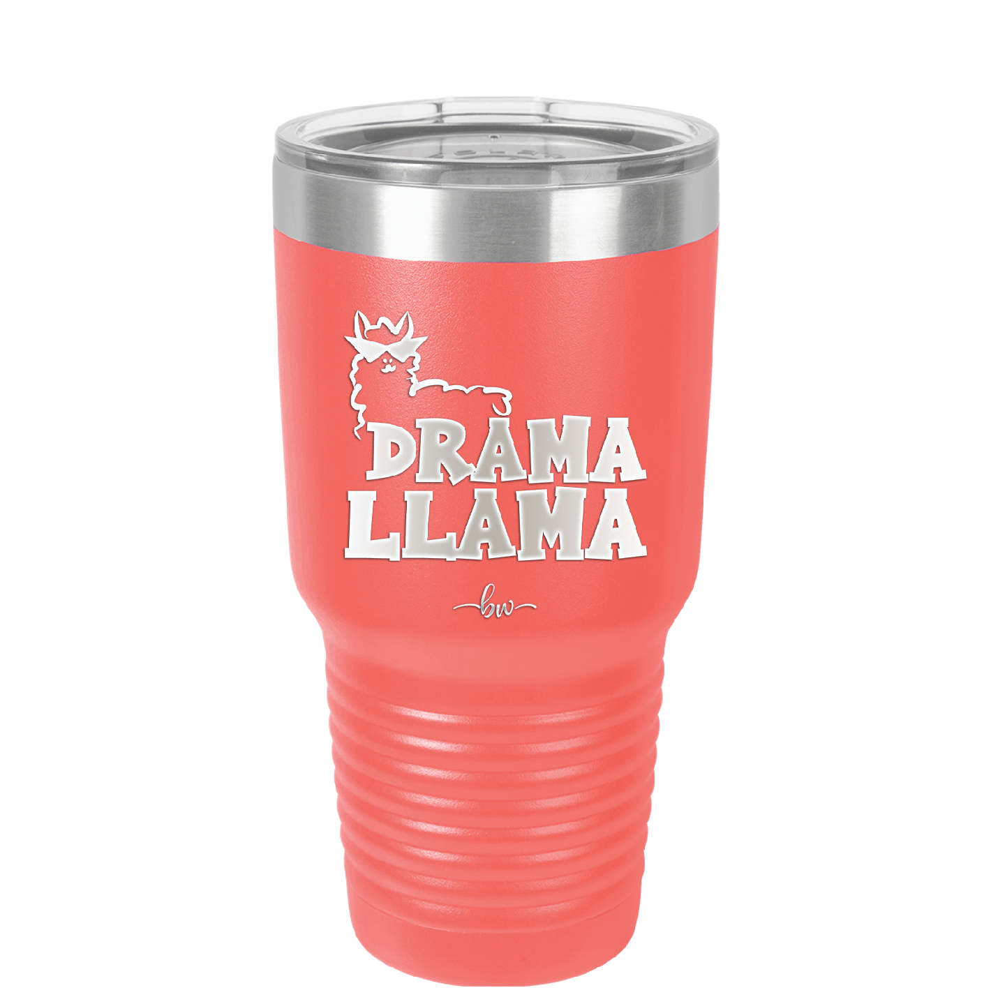 Drama Llama - Laser Engraved Stainless Steel Drinkware - 1866 -