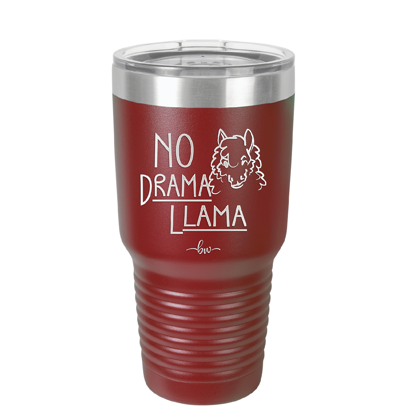 No Drama Llama - Laser Engraved Stainless Steel Drinkware - 1867 -