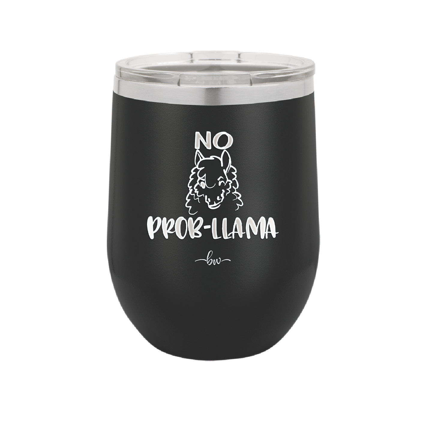 No Prob-Llama - Laser Engraved Stainless Steel Drinkware - 1871 -