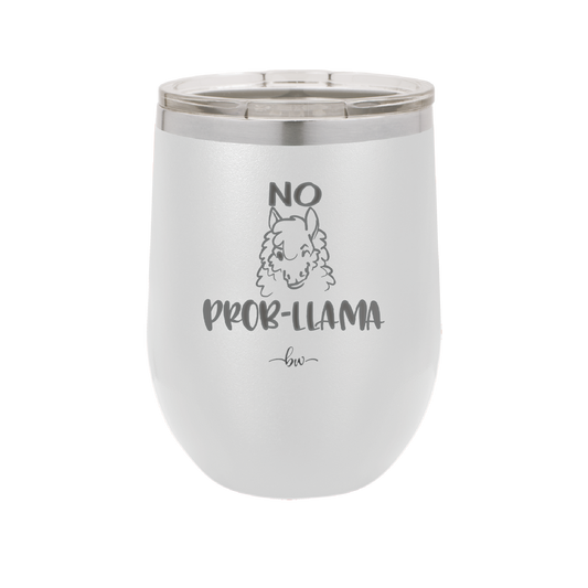 No Prob-Llama - Laser Engraved Stainless Steel Drinkware - 1871 -