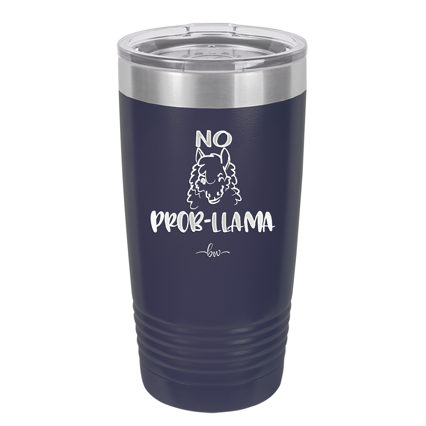 No Prob-Llama - Laser Engraved Stainless Steel Drinkware - 1871 -
