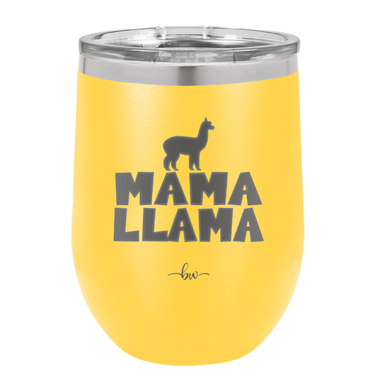 Mama Llama - Laser Engraved Stainless Steel Drinkware - 1873 -