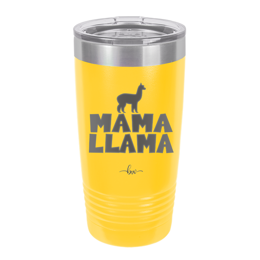 Mama Llama - Laser Engraved Stainless Steel Drinkware - 1873 -