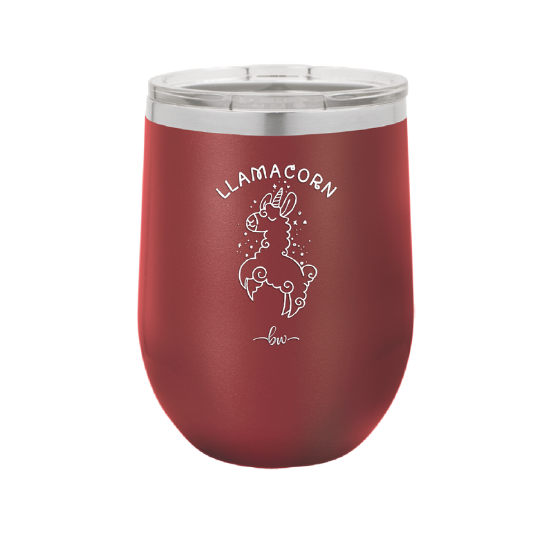 Llamacorn - Laser Engraved Stainless Steel Drinkware - 1875 -