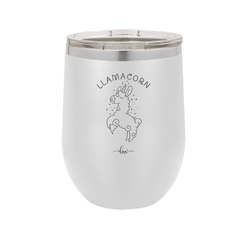 Llamacorn - Laser Engraved Stainless Steel Drinkware - 1875 -