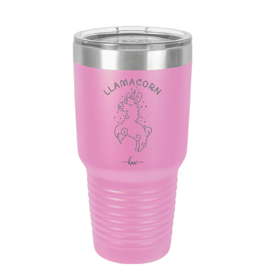 Llamacorn - Laser Engraved Stainless Steel Drinkware - 1875 -