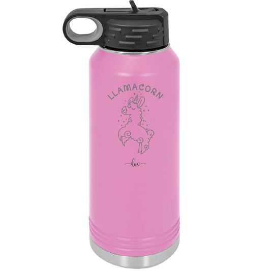 Llamacorn - Laser Engraved Stainless Steel Drinkware - 1875 -