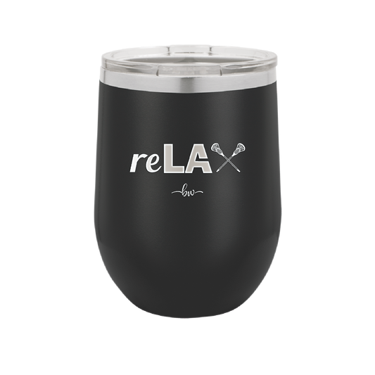 ReLAX Lacrosse - Laser Engraved Stainless Steel Drinkware - 1903 -