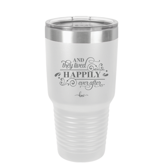 And They Lived Happily Ever After - Laser Engraved Stainless Steel Drinkware - 1946 -