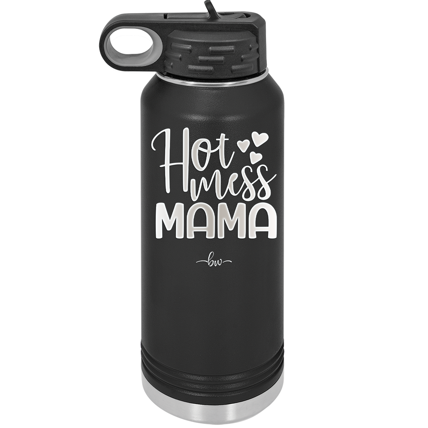 Hot Mess Mama - Laser Engraved Stainless Steel Drinkware - 1963 -