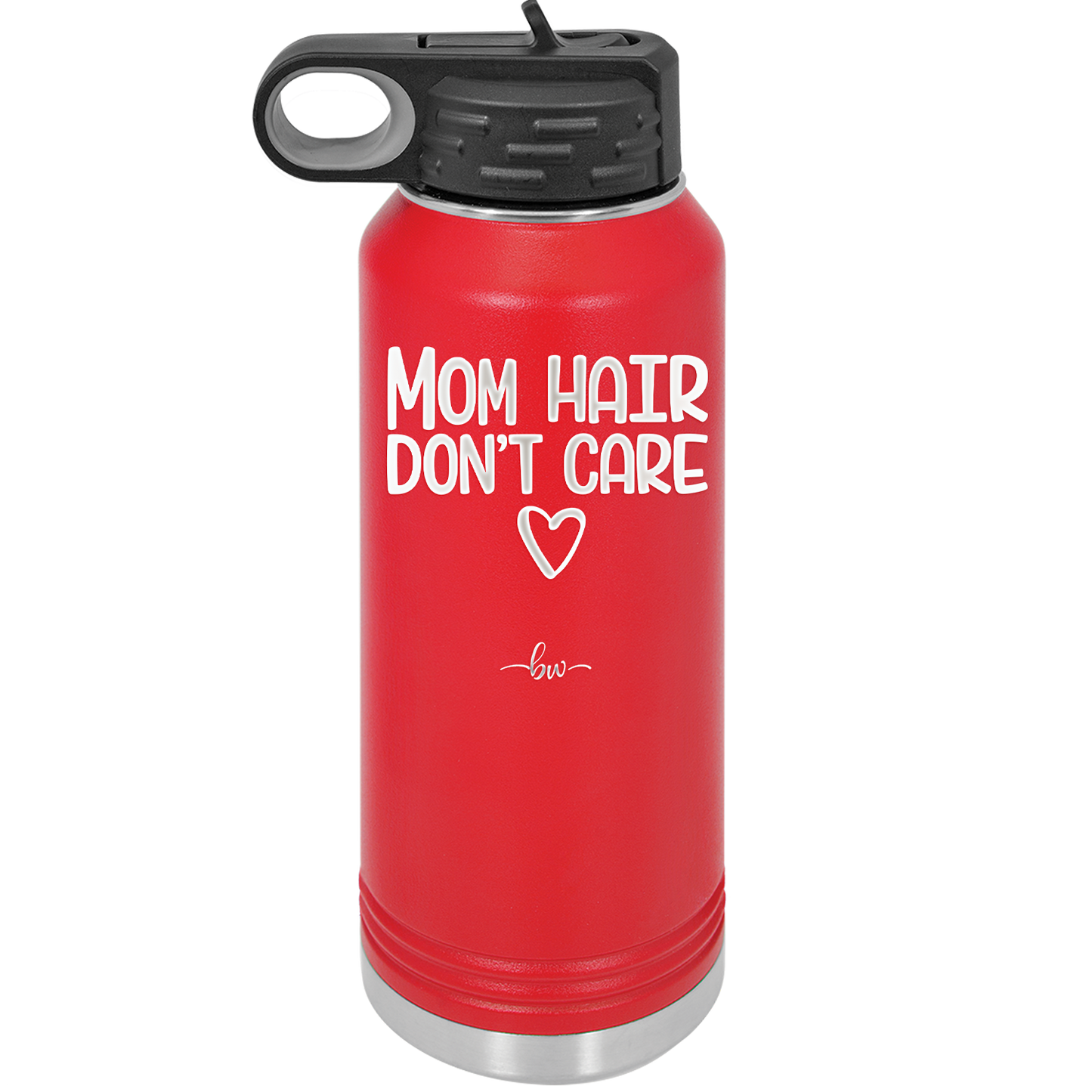 Mom Hair Don't Care - Laser Engraved Stainless Steel Drinkware - 1964 -