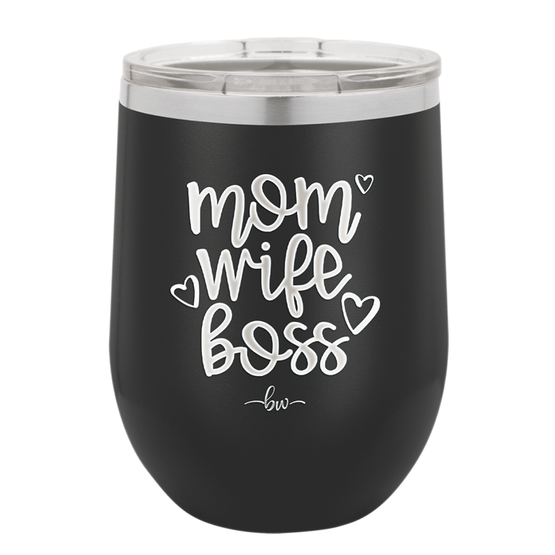 Mom Wife Boss - Laser Engraved Stainless Steel Drinkware - 1967 -