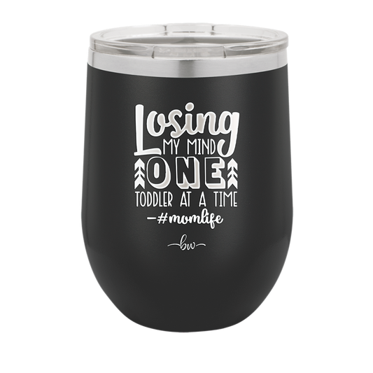 Losing My Mind One Toddler at a Time momlife - Laser Engraved Stainless Steel Drinkware - 1972 -