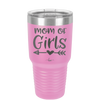 Mom of Girls - Laser Engraved Stainless Steel Drinkware - 1983 -