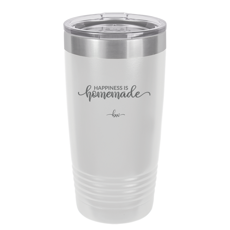 Happiness is Homemade - Laser Engraved Stainless Steel Drinkware - 1985 -