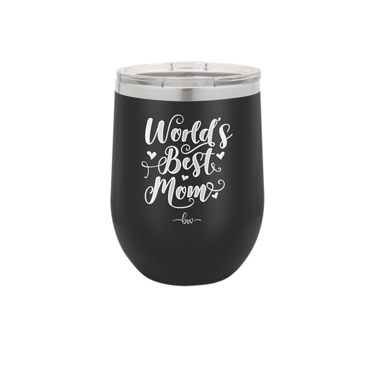 World's Best Mom - Laser Engraved Stainless Steel Drinkware - 1988 -