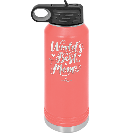 World's Best Mom - Laser Engraved Stainless Steel Drinkware - 1988 -