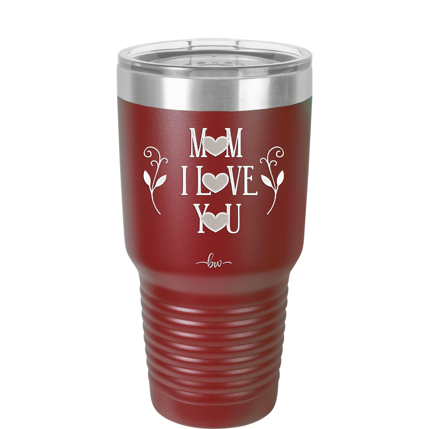 Mom I Love You - Laser Engraved Stainless Steel Drinkware - 1998 -