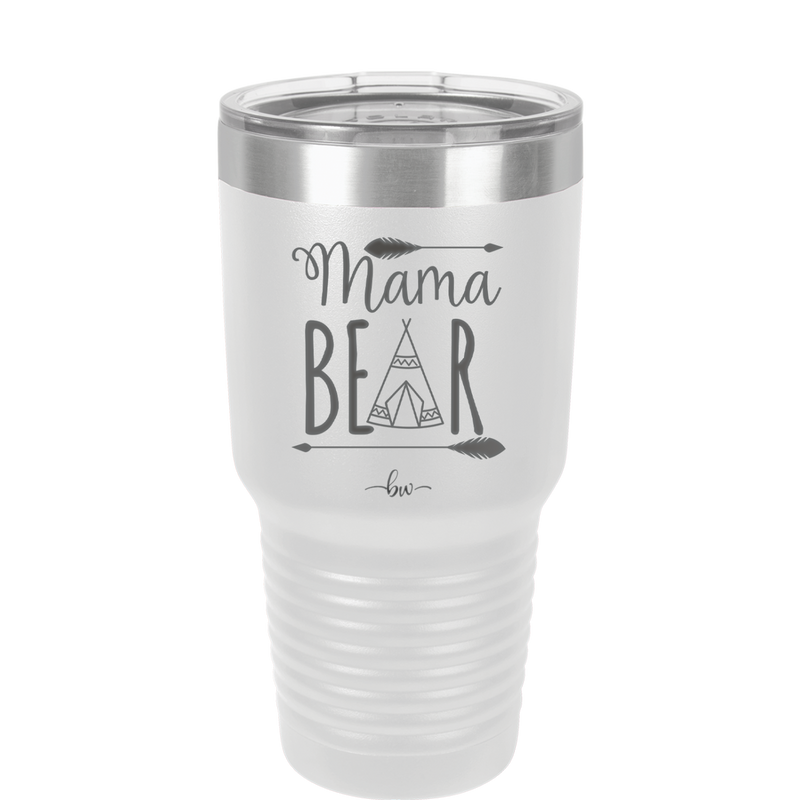 Mama Bear Tent - Laser Engraved Stainless Steel Drinkware - 2005 -
