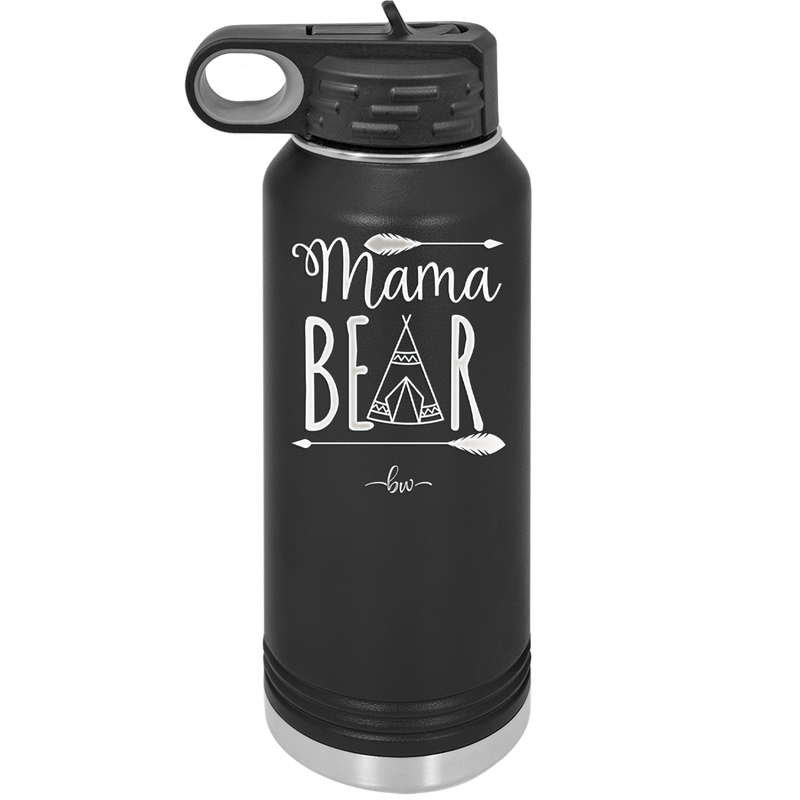 Mama Bear Tent - Laser Engraved Stainless Steel Drinkware - 2005 -