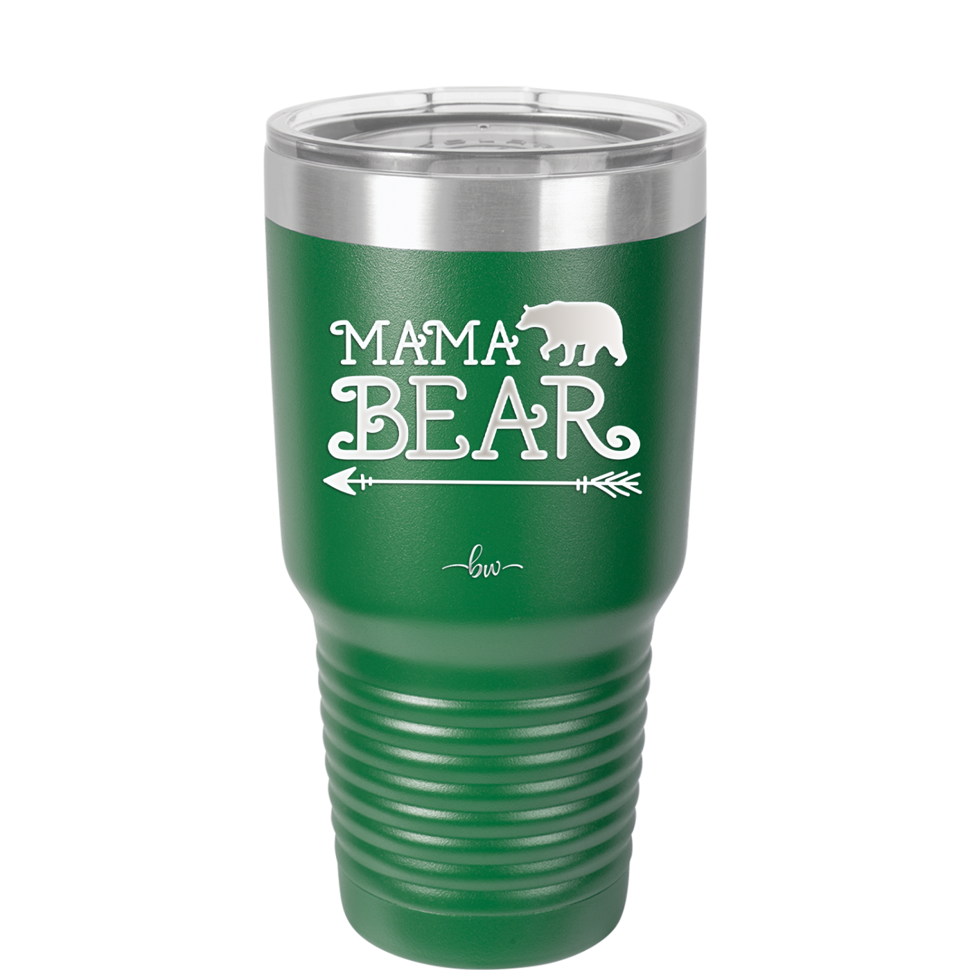 Mama Bear Arrow - Laser Engraved Stainless Steel Drinkware - 2007 -