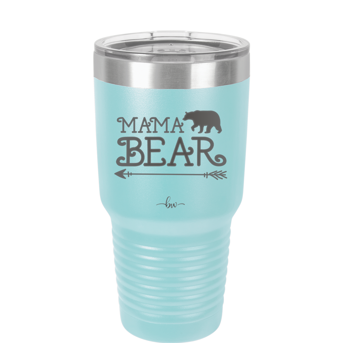 Mama Bear Arrow - Laser Engraved Stainless Steel Drinkware - 2007 -
