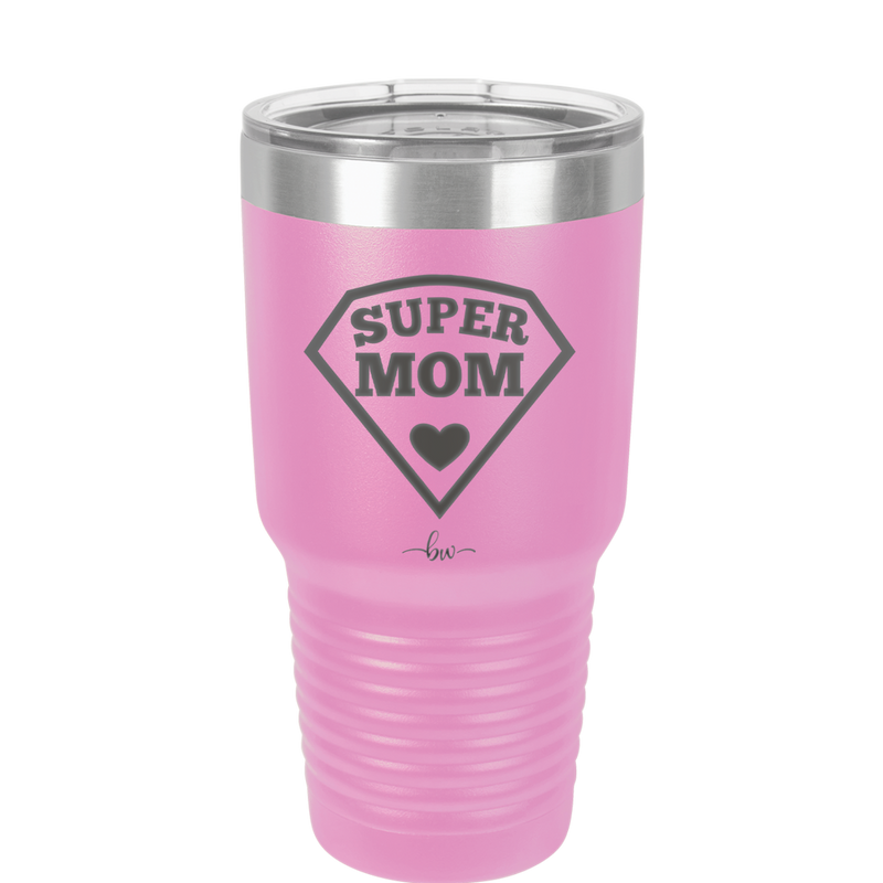Super Mom - Laser Engraved Stainless Steel Drinkware - 2012 -