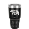 Mama Bear Leaves and Hearts - Laser Engraved Stainless Steel Drinkware - 2013 -