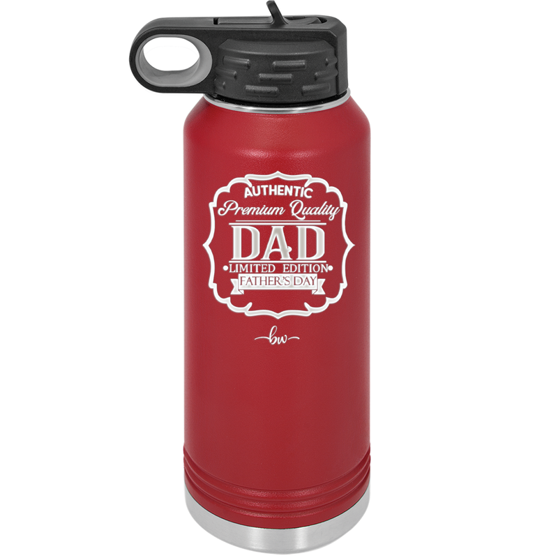Authentic Premium Quality Dad Limited Edition Father's Day - Laser Engraved Stainless Steel Drinkware - 2032 -