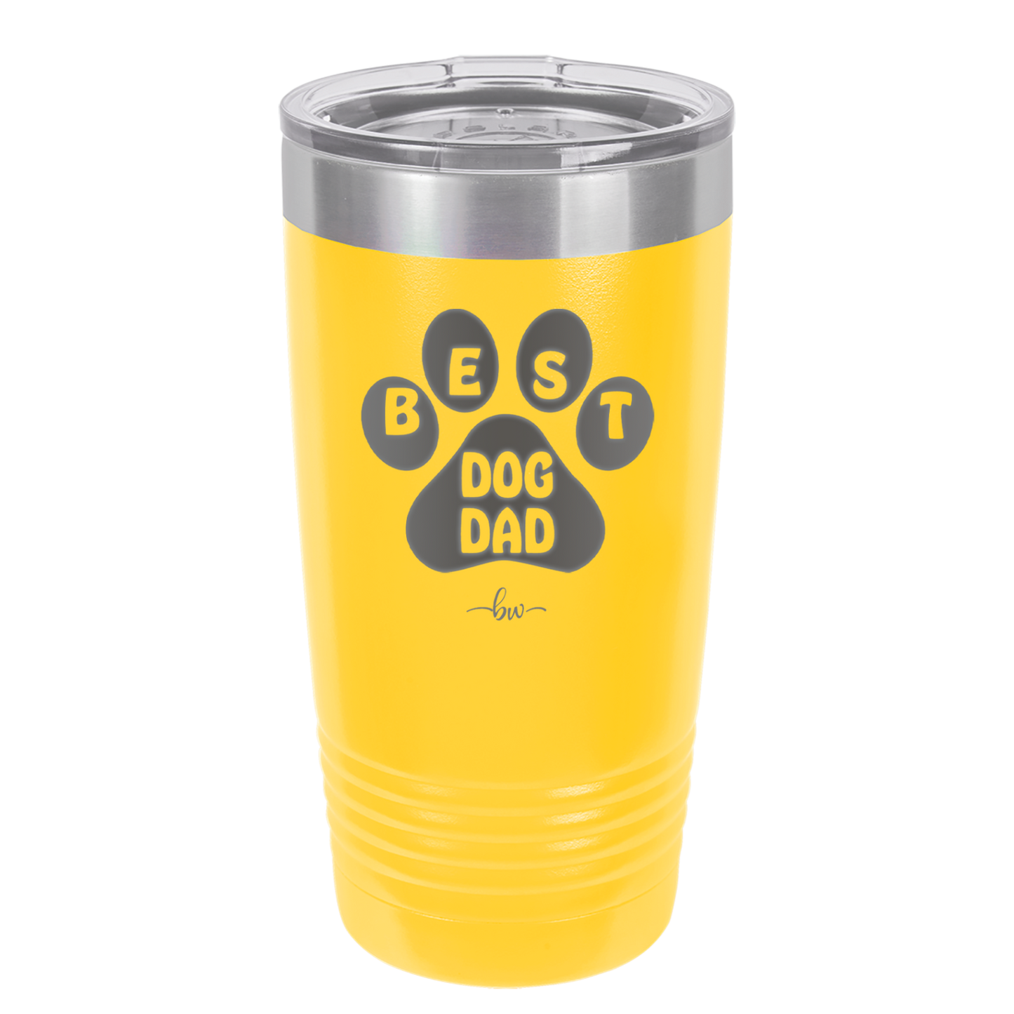 Best Dog Dad - Laser Engraved Stainless Steel Drinkware - 2055 -