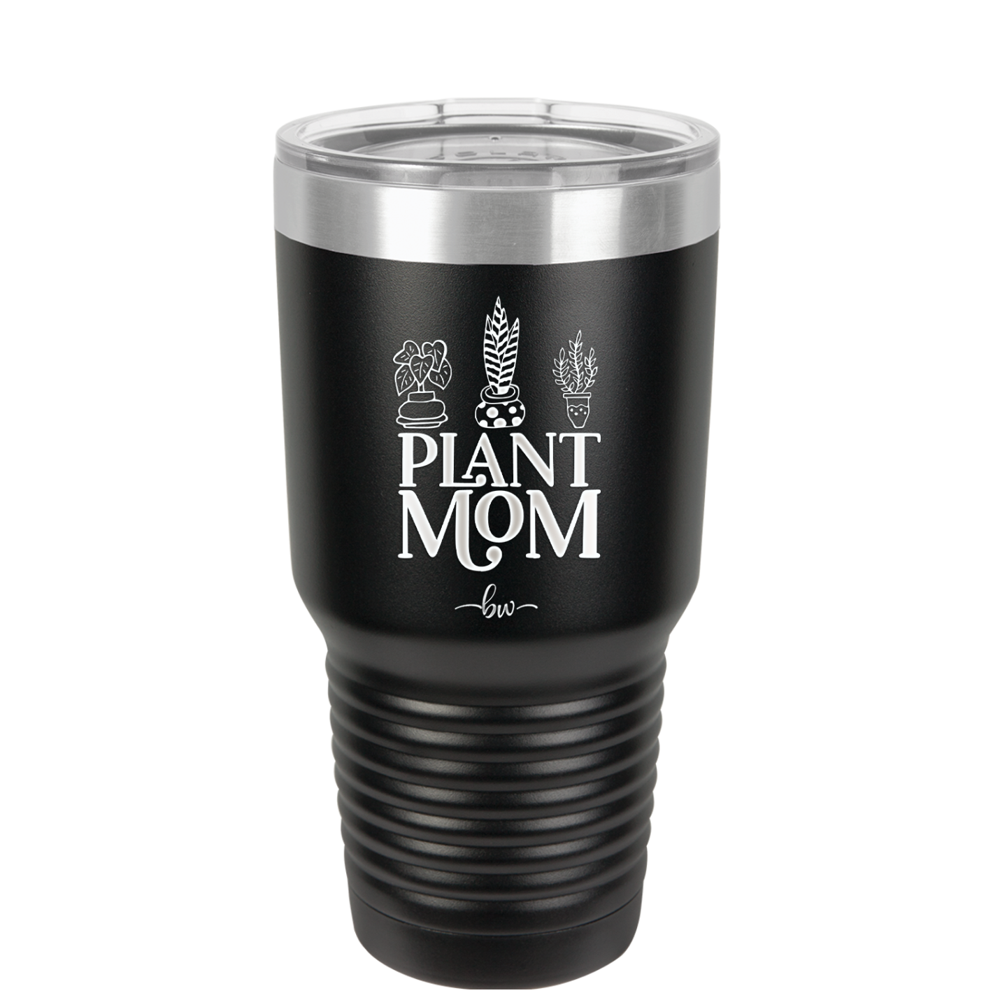 Plant Mom - Laser Engraved Stainless Steel Drinkware - 2057 -