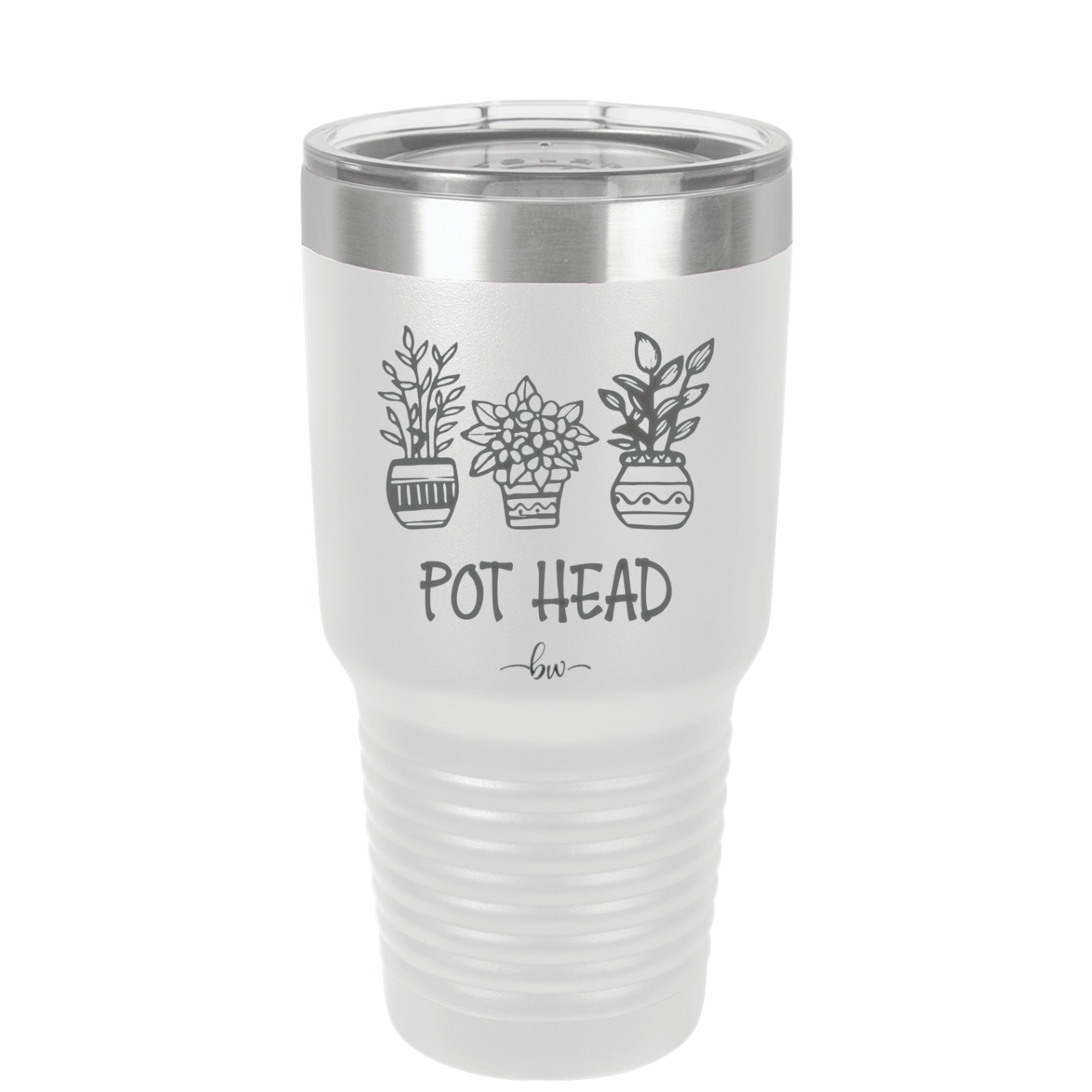 Pot Head - Laser Engraved Stainless Steel Drinkware - 2074 -