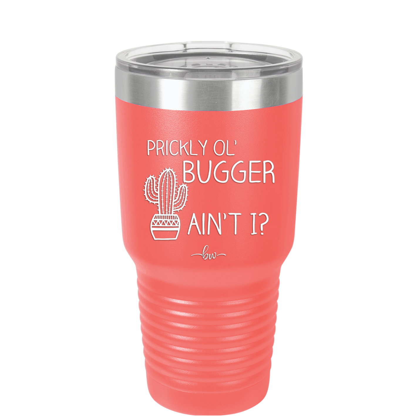 Prickly Ol' Bugger Ain't I - Laser Engraved Stainless Steel Drinkware - 2077 -
